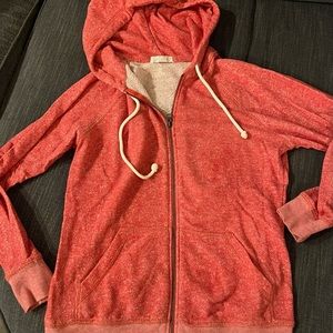 Women’s Soft Lightweight Heathered Forever 21 Full Zip Hoody 🏕️